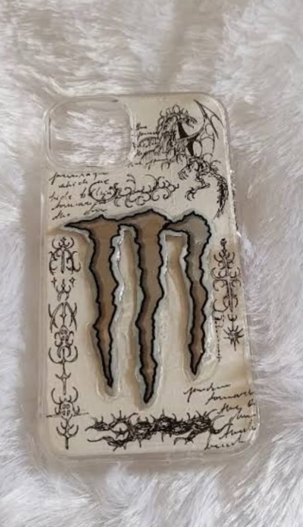 Gothic Monster Claw Embossed Soft Silicone Case
