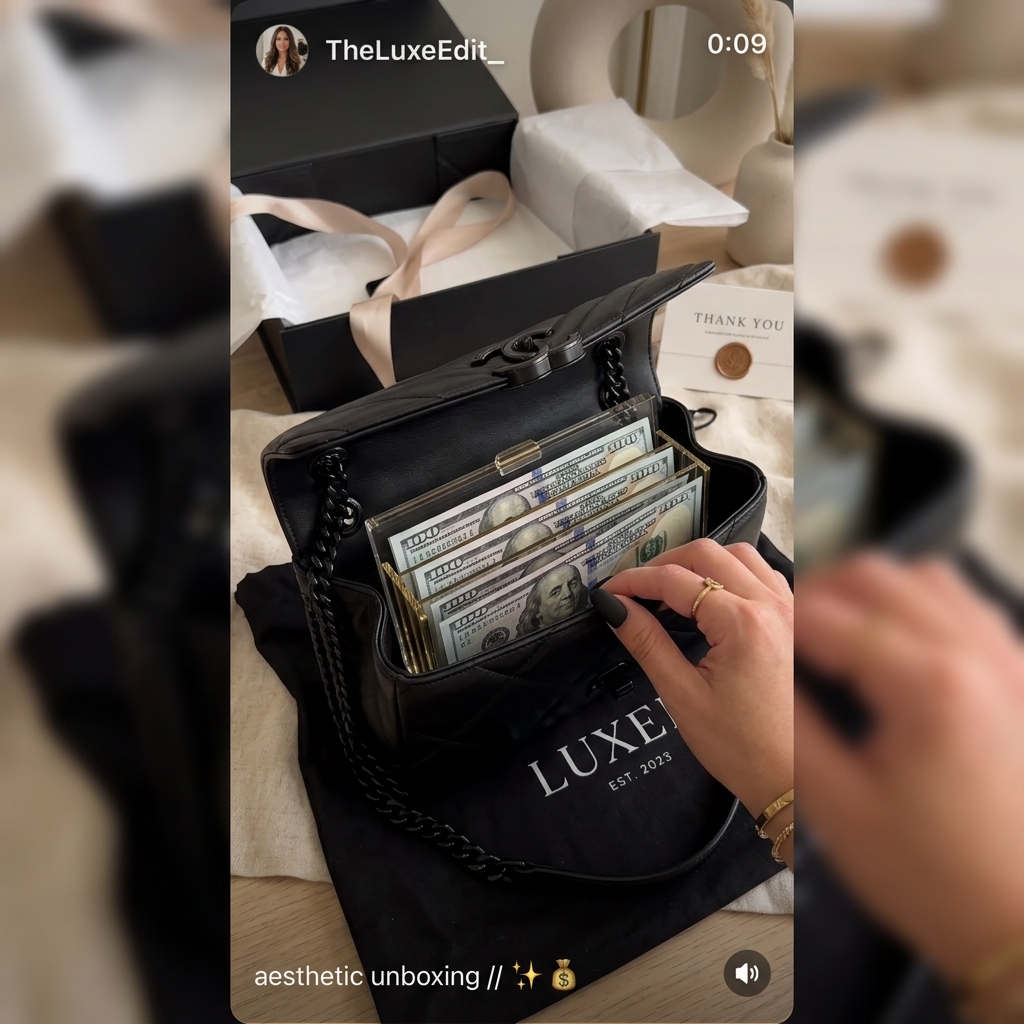 Aesthetic Unboxing & Cash Organizer Reveal